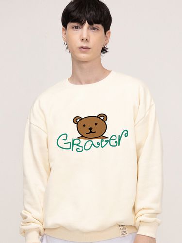 Bear Face Smile Sweatshirt - GRAVER - Modalova