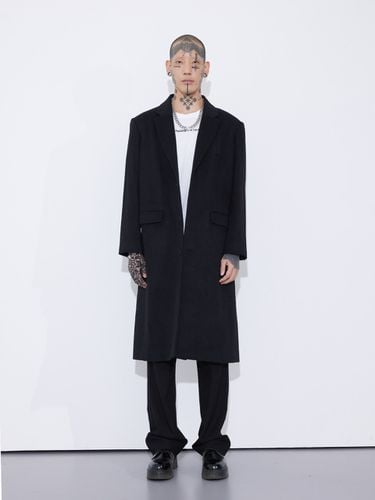 Low Edge Cuffed Wool Single Coat - UNNORM IS DEAD - Modalova