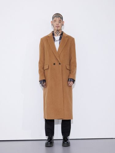 Low Edge Cuffed Wool Double Coat - UNNORM IS DEAD - Modalova