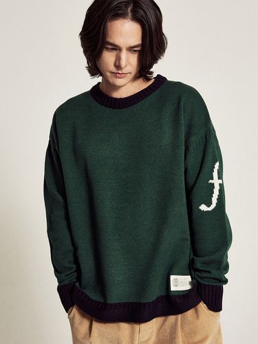 Coloring Round Wool Pull Over _ - FFEFF STUDIO - Modalova