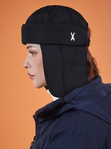 Heavy Padding Stud Trooper Hat_Black - VARZAR - Modalova