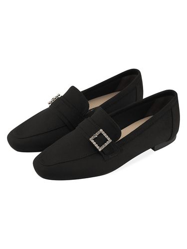 Square Crystal Loafer_Black A - SPUR - Modalova