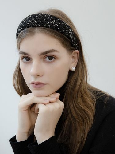 Volume Tweed Headband - Jean Paul Clarisse - Modalova