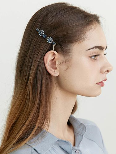 Flower Swarovski Hair Pin - Jean Paul Clarisse - Modalova