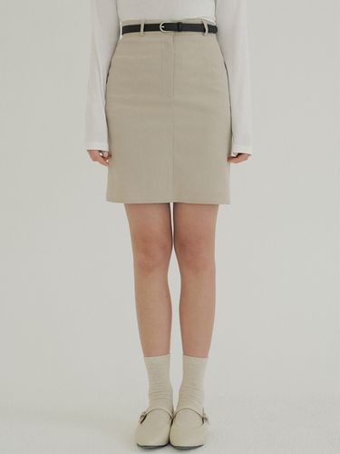 KACK Mini Belt Skirt (Light Gray) - REORG - Modalova