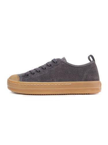 Superb Corduroy Sneakers - Charcoal - j.daul - Modalova