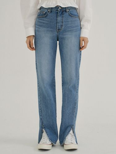 KACK Side Slit Denim Pant - REORG - Modalova