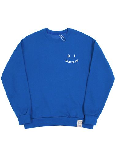 OF AN Logo Smile Sweatshirt_Cobalt Blue - GRAVER - Modalova