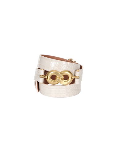 Metal Point Leather Belt - JOY GRYSON - Modalova