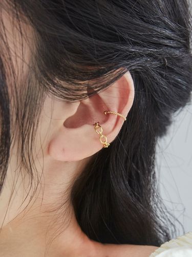 Dot Point Earcuff Set - Hei - Modalova