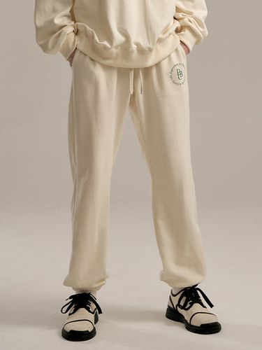 Cosy Circle Sweatpants_Cream - PaperBoy - Modalova