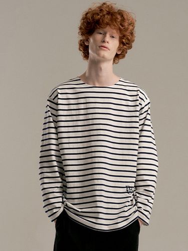 Santorini Striped Shirt_Navy - PaperBoy - Modalova