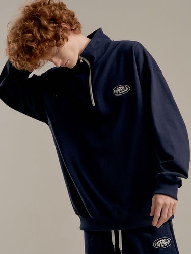 Halo N Half Zip-Up_Navy - PaperBoy - Modalova