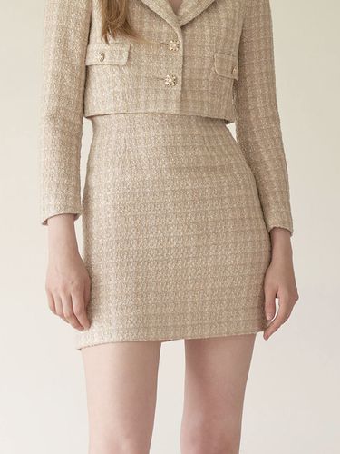 Lea Tweed Skirt - IvanaHelsinki - Modalova