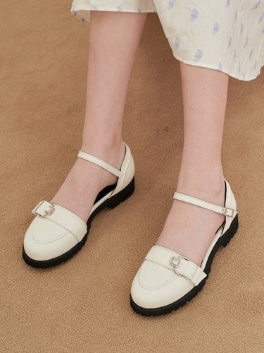 Bluff Maryjane Loafer_Cream White - KERRIJADE - Modalova