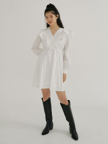 KACK Frill V-neck Mini Dress () - REORG - Modalova