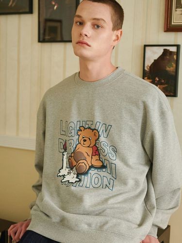 Lightin Bear Sweatshirt Gray - CPGN - Modalova