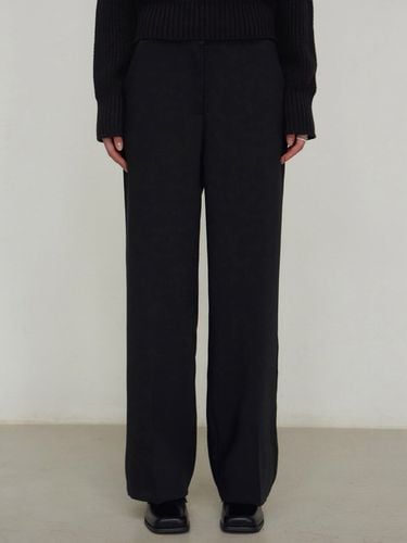 Modern Wide Slacks Pants (Black) - NICK&NICOLE - Modalova