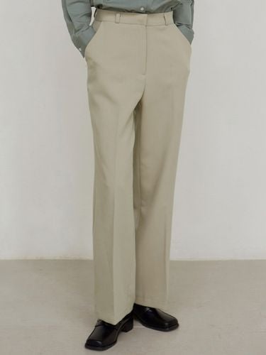 Modern Wide Slacks (Light Khaki) - NICK&NICOLE - Modalova