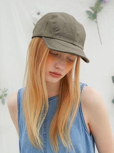 Oh Boy Cap_Wrinkled Cotton Khaki - Brown Hat - Modalova