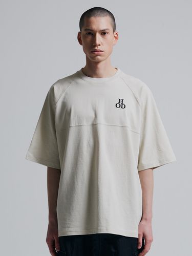 Bio Washed Cotton Cutting Short Sleeve _ - HAVEOFFDUTY - Modalova