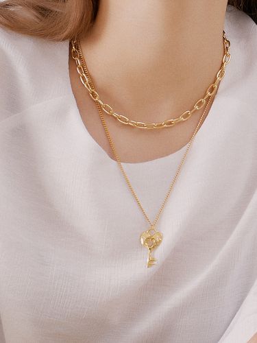 SET]We Love Gold Necklece - more jude - Modalova