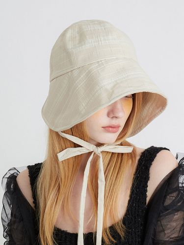 Spring Ribbon Bonnet Hat - Brown Hat - Modalova