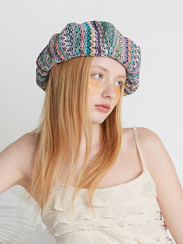 Summer Lace Beret - Brown Hat - Modalova