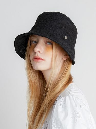 Le Petit Hat_Tweed Black - Brown Hat - Modalova