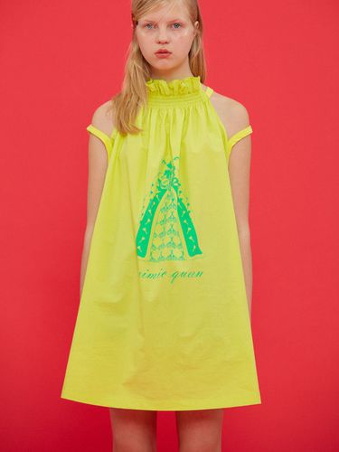 Queen High Mini Dress (Yellow) - mimicAWE - Modalova