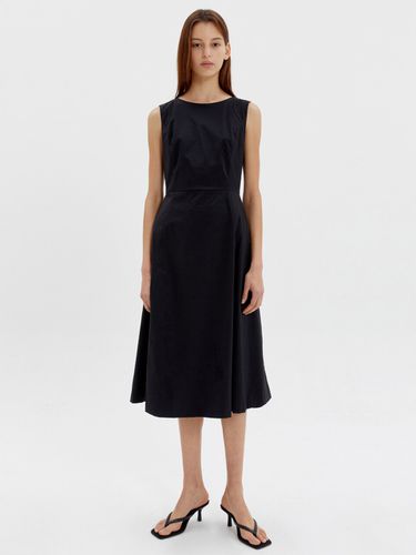 Sleeveless Flare Dress_Black - HAVELESS - Modalova