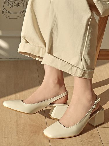 Vine Slingback Heel_4color - LOWFLOW - Modalova