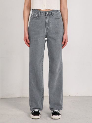 Wide Denim Pants _ Grey - WAAR - Modalova