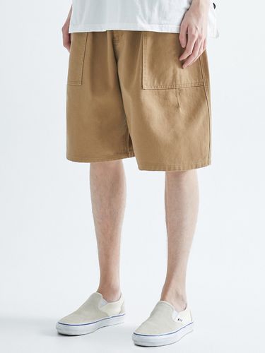 Washed Fatigue Balloon Cotton Half Pants_2 Colors - MINIMAL PROJECT - Modalova