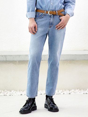 M161 Straight Crop Denim Pants _ - WAAR FOR MEN - Modalova