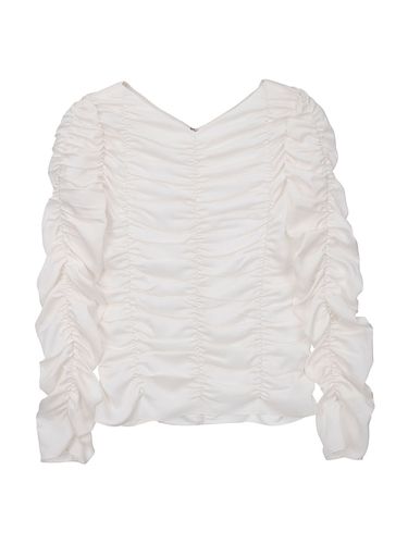 Satin Smocking Blouse - JOY GRYSON - Modalova