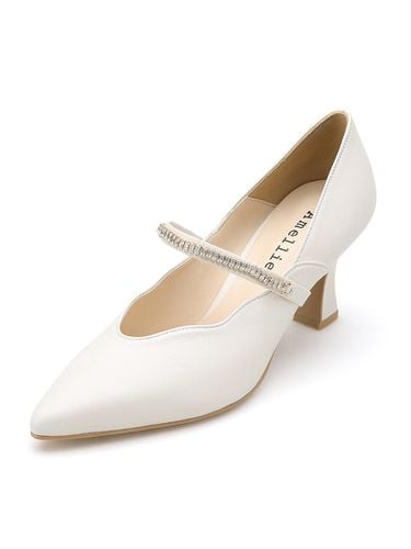 Sonia Wave Pumps - White (AM221094) - amellie - Modalova