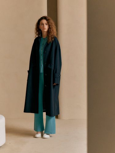 Single-breasted Wool Car Coat () - JOY GRYSON - Modalova