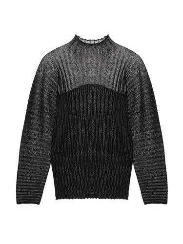 Half Turtleneck Pullover (Black) - JOY GRYSON - Modalova