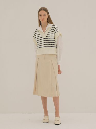 Inverted Skirt (Light Beige) - PAUL&ALICE - Modalova