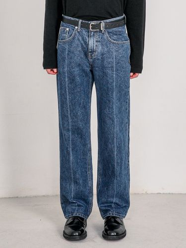 M167 Wide Denim Pants _ Deep Blue - WAAR FOR MEN - Modalova