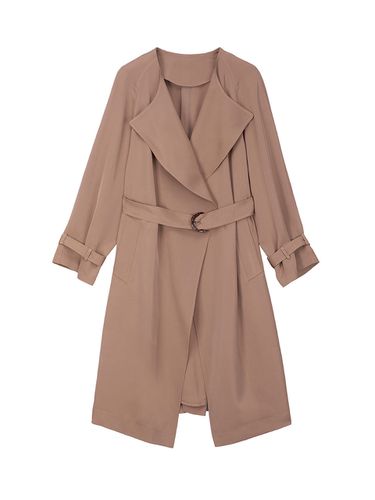 Maxi Trench Coat (Rose Brown) - JOY GRYSON - Modalova