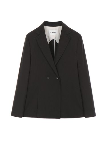 Linen Double Jacket (Charcoal) - JOY GRYSON - Modalova