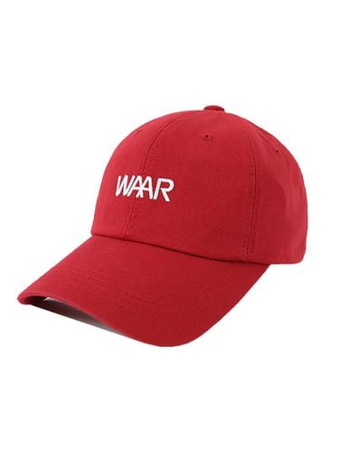 C001 SMALL LOGO BALL CAP RED - WAAR FOR MEN - Modalova