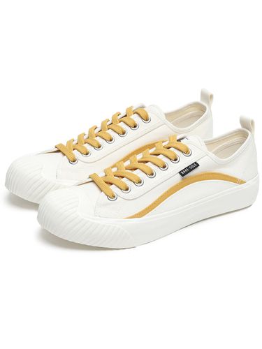 Omelet Sneakers White_Yellow - BAKESOLE - Modalova