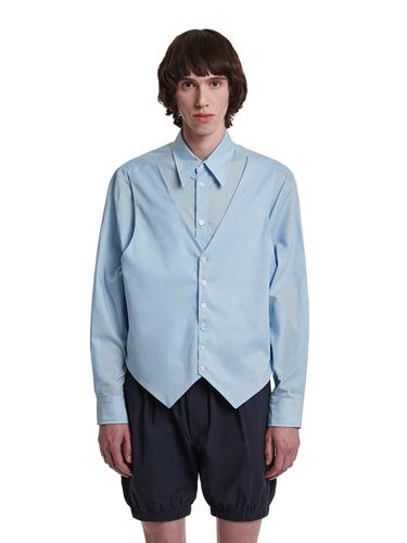 Vest Layered Shirt Skyblue - Trunk Project - Modalova