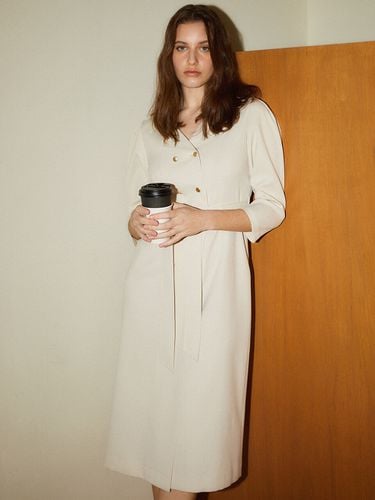 Sailor Collar Coat Dress () - LETQSTUDIO - Modalova