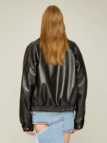 Faux Leather Volume Jacket [2Colors] - SPERONE - Modalova