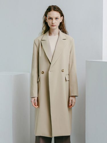 Double Breasted Trench Coat [Beige] - SPERONE - Modalova