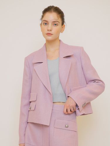 Buttonless Cropped Jacket (NW2SWJ244) - on&on - Modalova